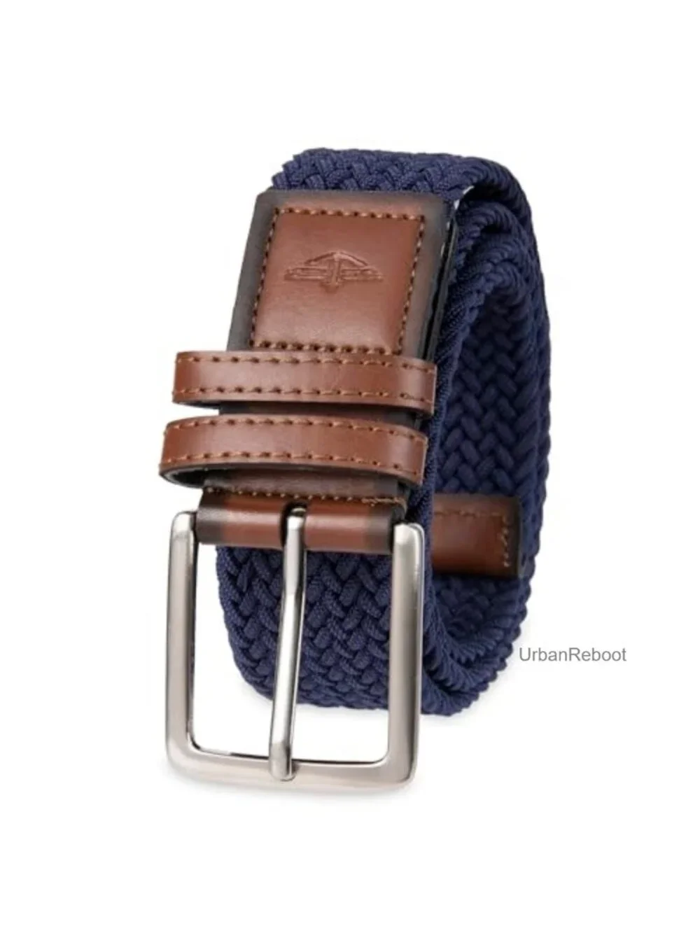 Men's Stretch Fabric Braided Belt Fully Adjustable